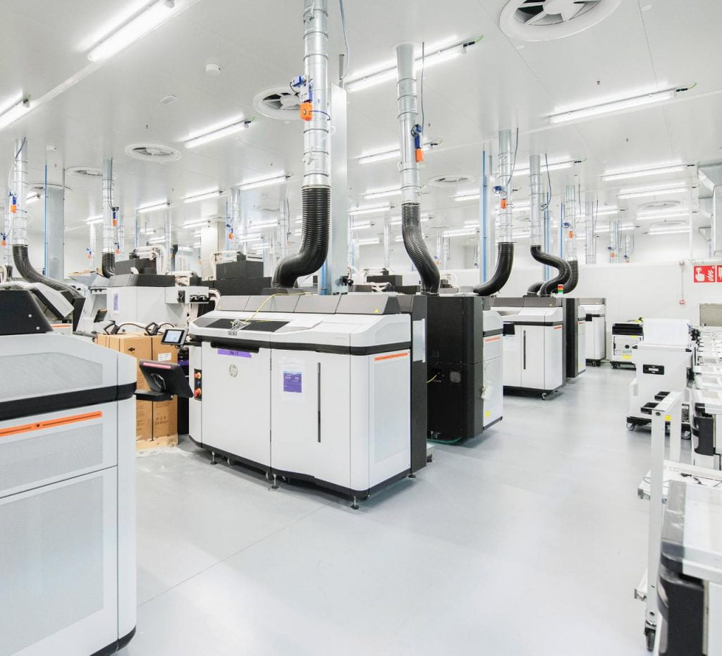 Dette billede illustrere HP åbner nyt 150.000 kvadratmeter stort masterclass center for 3D-print og digital produktion