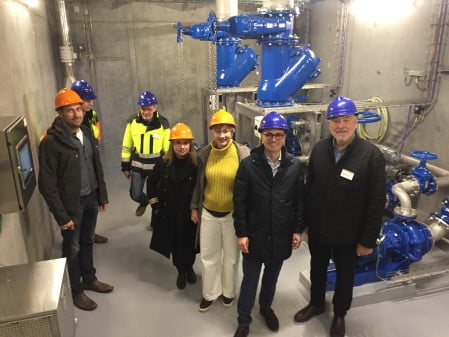 Dette billede illustrere Krüger – Frederiksbergs hidtil største klimaløsning indvies