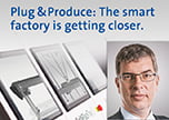 Dette billede illustrere Lenze – Plug & Produce til Smart Textile Factory