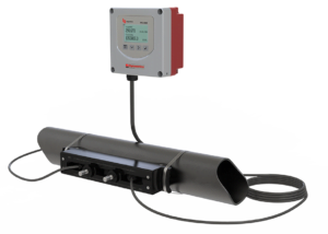 Dette billede illustrere Løwener – Ultralydsmåler TFX-5000 til måling af flow og energi