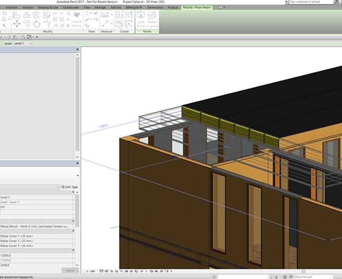 Dette billede illustrere Metsä Wood – Gratis Open Source Wood 3D-designobjekter