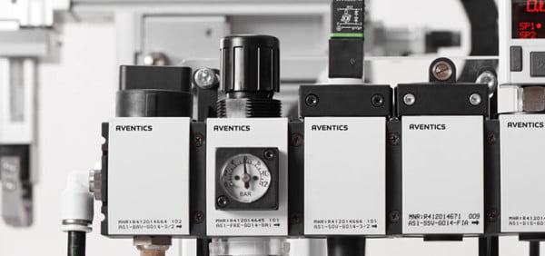 Dette billede illustrere OEM Automatic Klitsø – Ny leverandør – Aventics – ledende aktør på pneumatikkomponenter