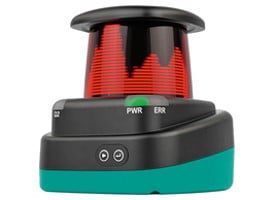 Dette billede illustrere Pepperl+Fuchs – R2000 UHD LiDAR Sensor Nu med dobbelt rækkevidde