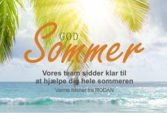 Dette billede illustrere RODAN ønsker god sommer 2019