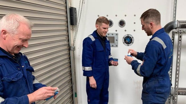 Dette billede illustrere Roxtec Denmark – Hands-on installationstræning i Storbritannien