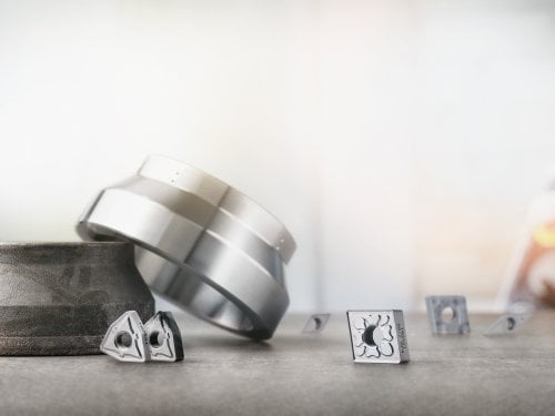 Dette billede illustrere Seco Tools er klar med nye Duratomic ® TM-kvaliteter til drejning i rustfrit stål