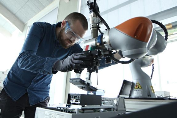 Dette billede illustrere Teknologisk Institut – Robotter i moduler bliver mere effektive