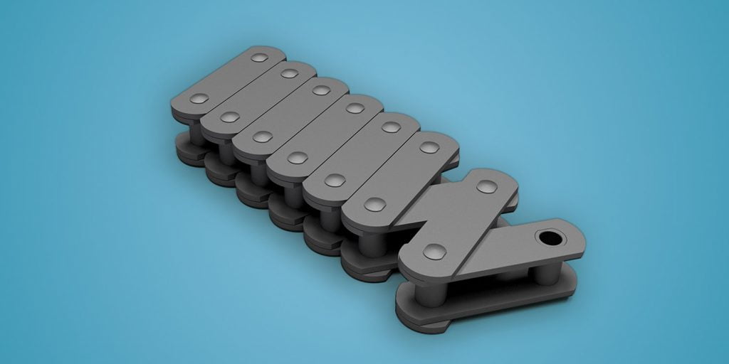 Dette billede illustrere ScanChain præsenterer PLUS transportørkæder