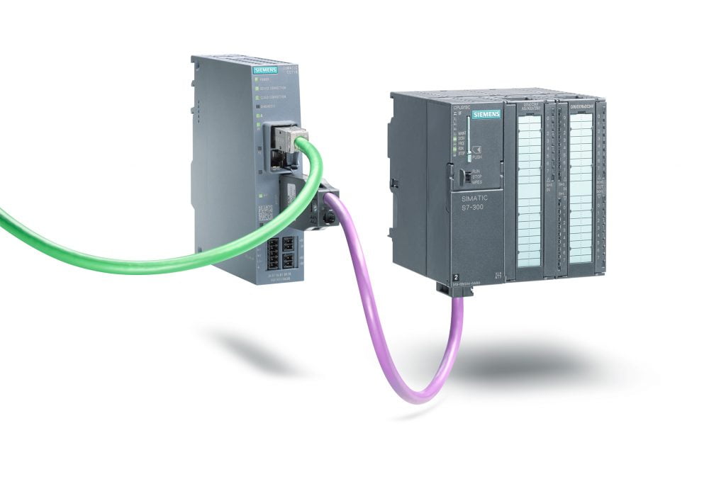 Dette billede illustrere Siemens – Forbind eksisterende produktionsanlæg på en smart måde