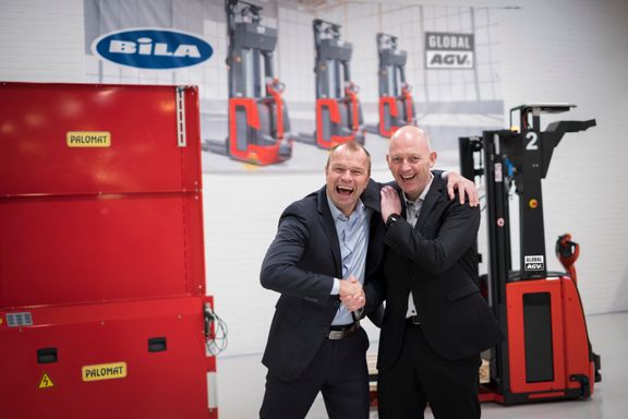 Dette billede illustrere BILA – Disruption – Industrien kan nu automatisere sine gaffeltrucks uden lang ventetid