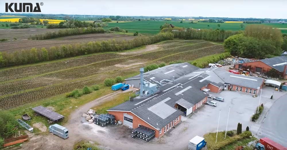 Dette billede illustrere GMV – KUMA fandt en fleksibel løsning på håndtering af tunge elementer