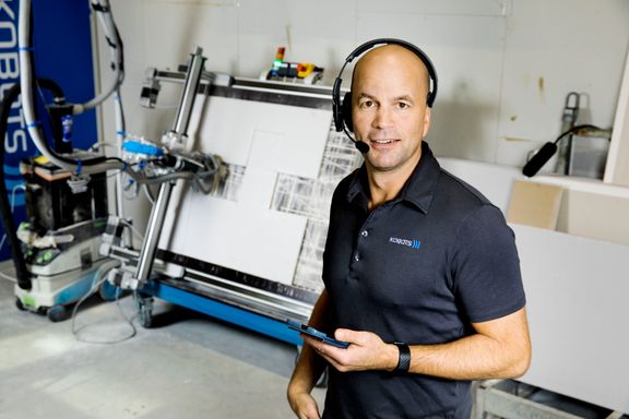 Dette billede illustrere Kobots – Robotter vil gøre håndværkerens job sundere