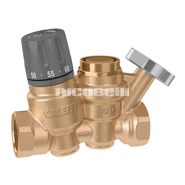 Dette billede illustrere Nicobelli – Multifunktionel termostatisk cirkulationsventil til varmt brugsvand