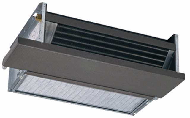 Dette billede illustrere 2K – stort udvalg i fancoils , til bl.a. hoteller, serverrum, kontorer mv.