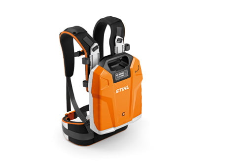 Dette billede illustrere Anden generation af rygbårne PRO-batterier fra STIHL
