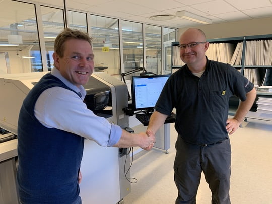 Dette billede illustrere Eltraco Automation – EuroTechnic investerer i MY700-jetprinter