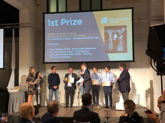 Dette billede illustrere Blue Ocean Robotics – Livreddende robotopfindelse vandt pris som Europas bedste
