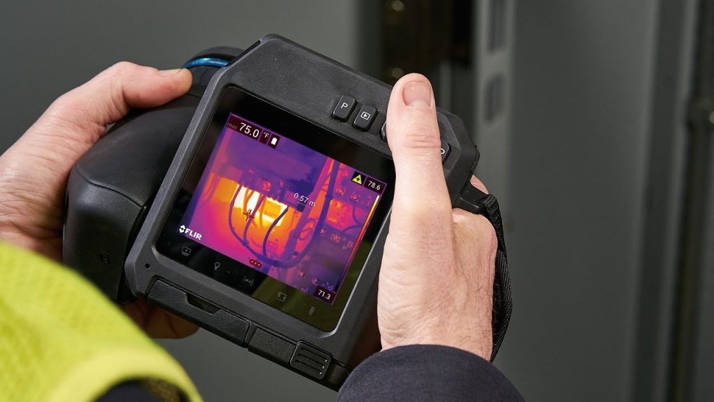 Dette billede illustrere Elma – FLIR T860 – certificeret termografering på 1. klasse