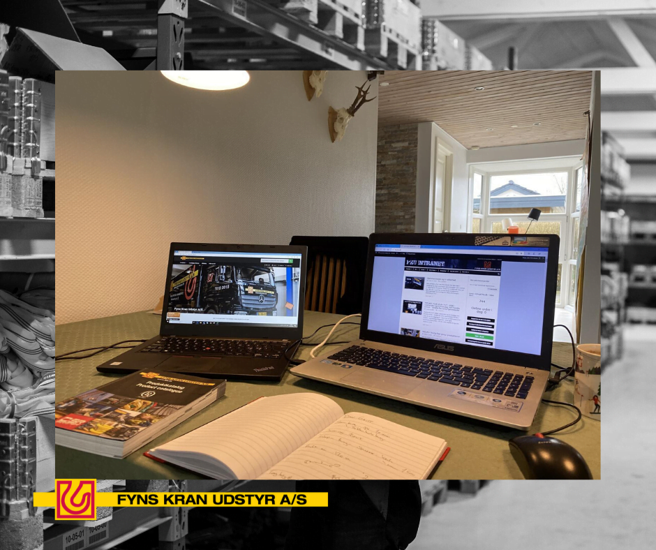 Dette billede illustrere Fyns Kran Udstyr vil gerne bidrage til at holde gang i Danmark!