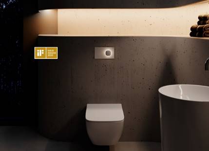 Dette billede illustrere Viega vinder guld til iF design award