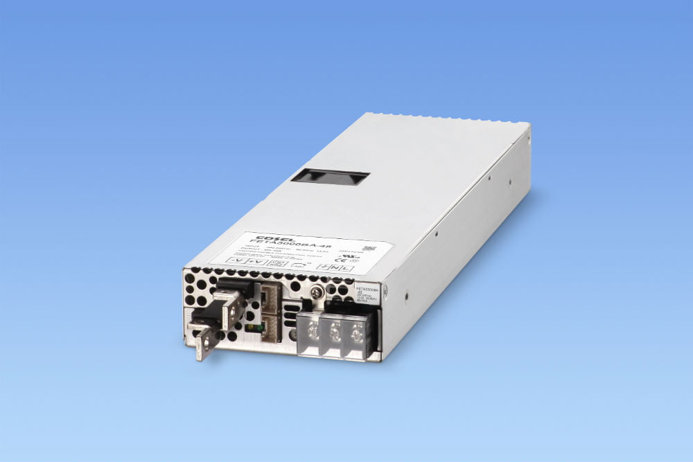 Dette billede illustrere COSEL udvider sin portefølje af mikroprocessor-styrede strømforsyninger