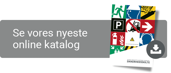 Dette billede illustrere JO Safety A/S – NYE skilte til informering