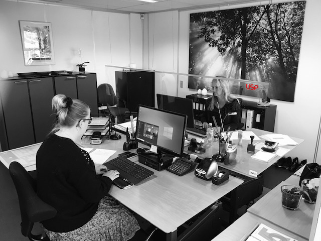 Dette billede illustrere USP tilbyder sikkerhedsskærm mod smittefare