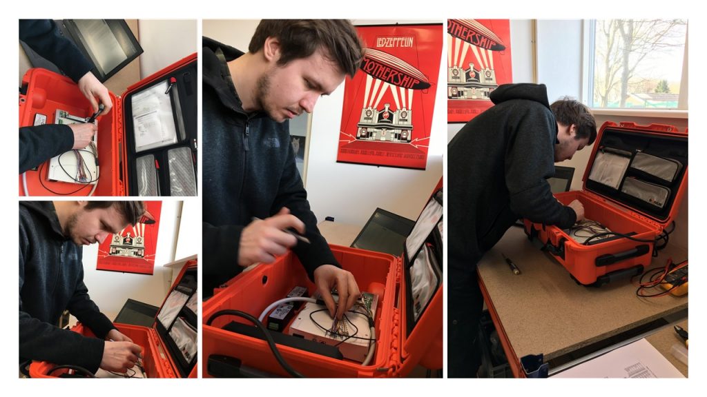 Dette billede illustrere HH Instruments – Holger og Dataloggeren – et af vores R&D projekter