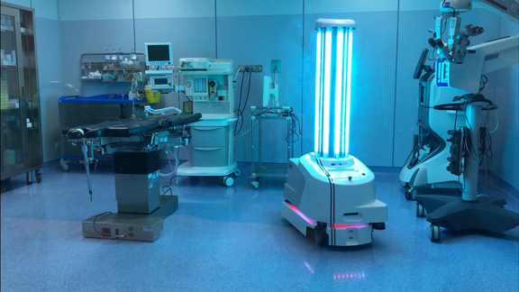 Dette billede illustrere Blue Ocean Robotics er kåret til Europas suverænt bedste robotvirksomhed i kategorien “Professionelle servicerobotter”