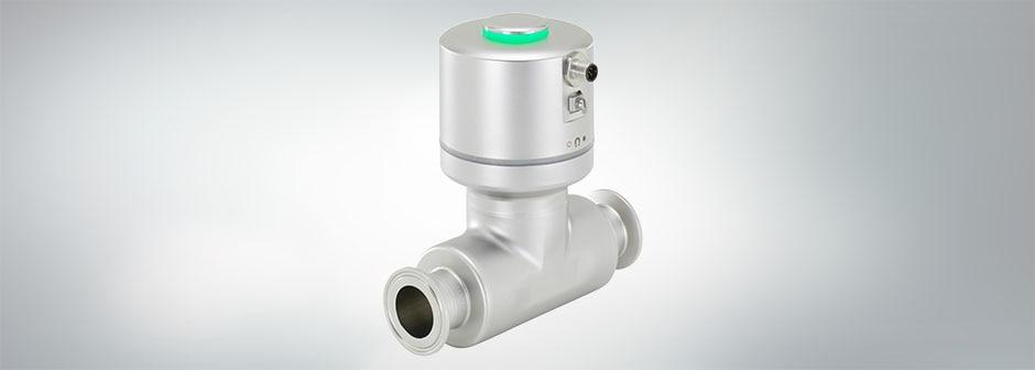 Dette billede illustrere Ny kompakt FLOWave flowmåler fra Burkert