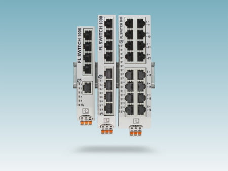 Dette billede illustrere Phoenix Contact – Genopfundet – unmanaged Ethernet switches