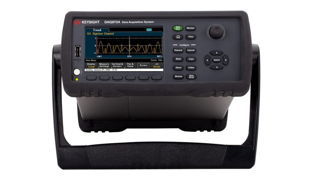 Dette billede illustrere RS Components introducerer ny dataindsamlingsenhed fra Keysight Technologies