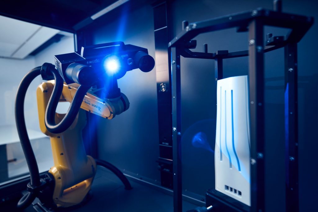 Dette billede illustrere Zebicon – Oplev den nye GOM Scanner på Automatik 2020