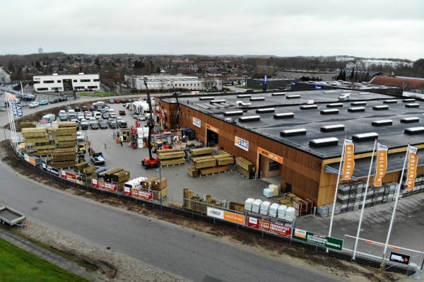 Dette billede illustrere Danmarks første bæredygtige byggemarked overgår egne forventninger