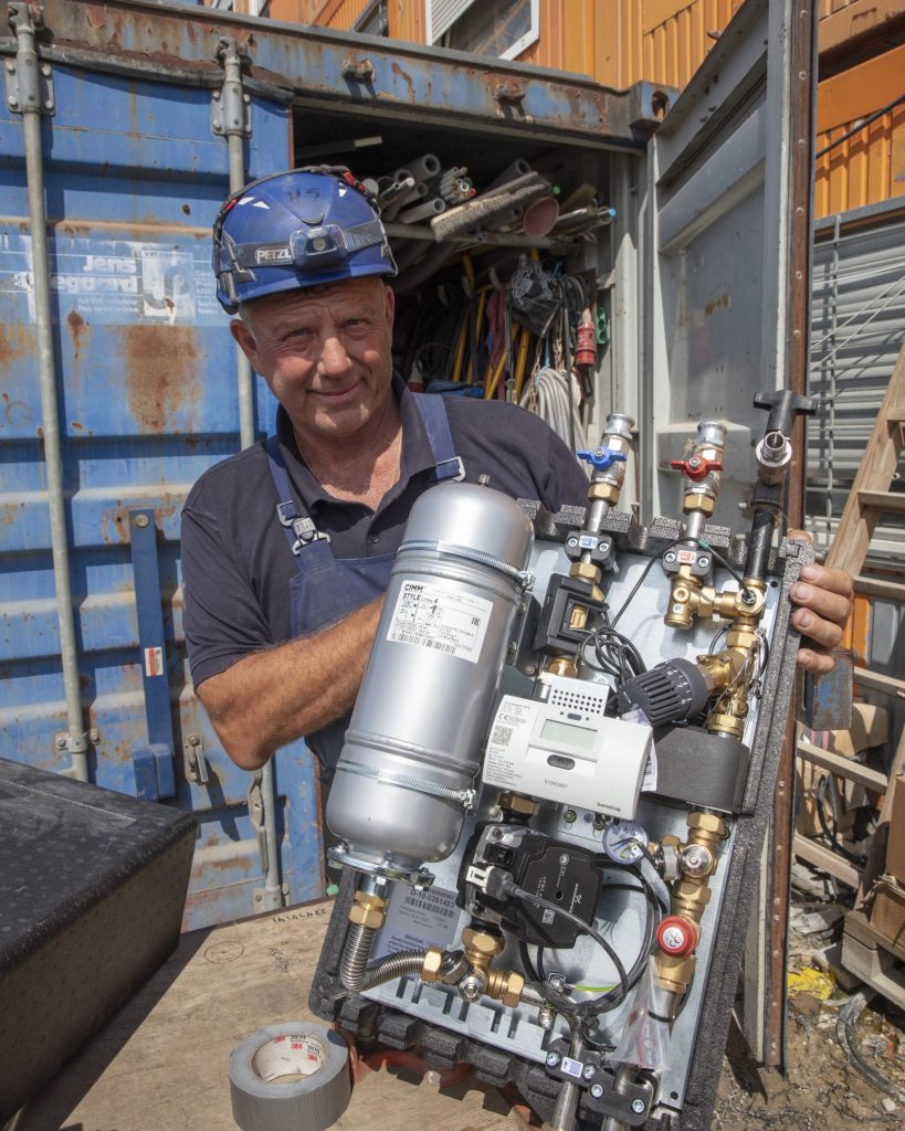 Dette billede illustrere Uponor – Tårnhøjt tryk kræver ny varmeløsning på Bryggens Bastion