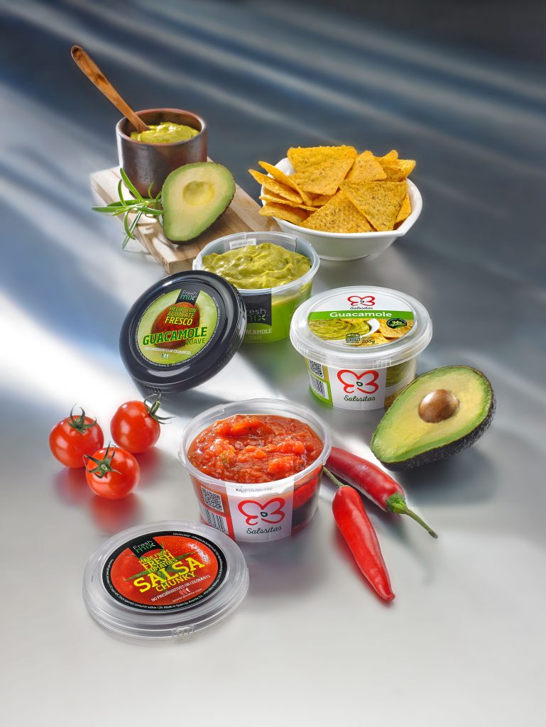 Dette billede illustrere RPC Superfos – Ren og frisk guacamole beskyttes af SuperLock