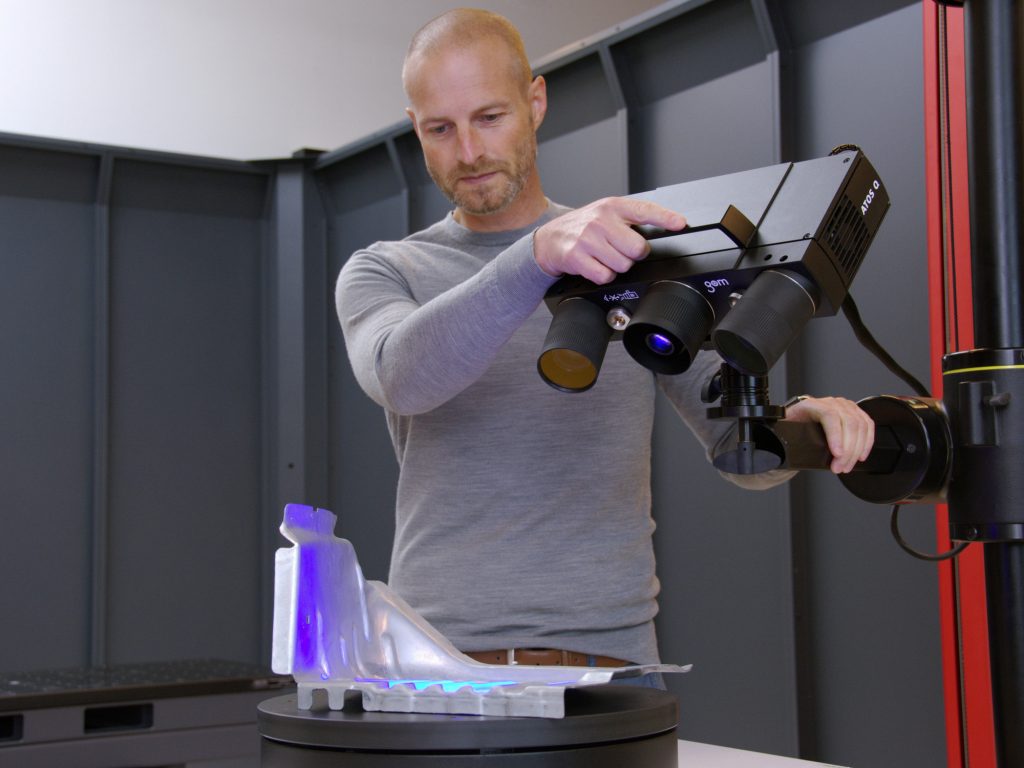 Dette billede illustrere Zebicon – Oplev optisk 3D måleteknik i trygge rammer