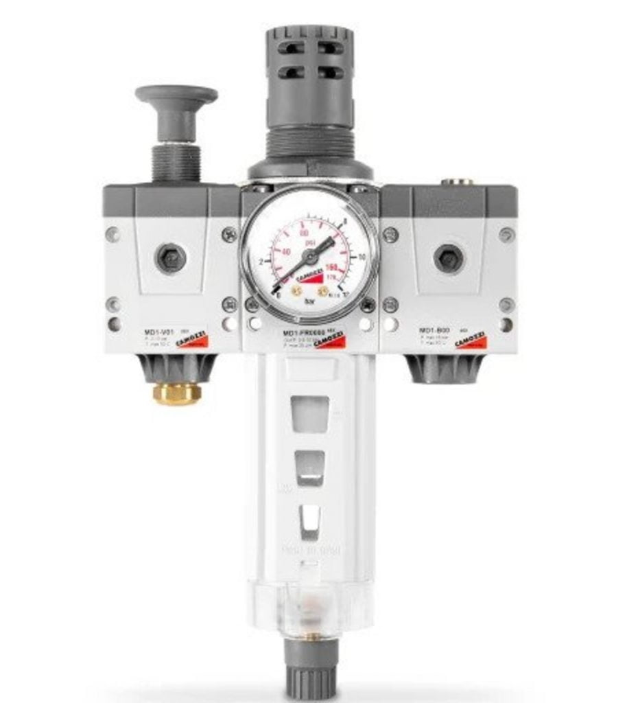 Dette billede illustrere ​Hydroscand tilbyder nu filter regulator kit