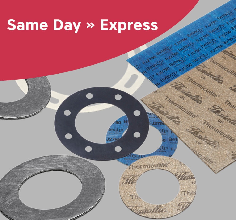 Dette billede illustrere Betech – Pakninger efter mål – samme dag, du bestiller