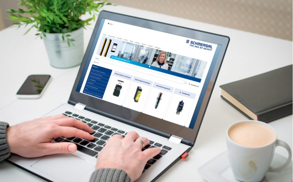 Dette billede illustrere Schmersal – Ny online-butik for maskinsikkerhed