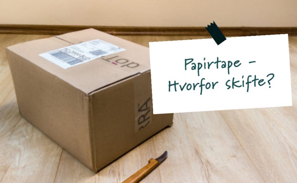 Dette billede illustrere RAJAPACK – Hvorfor bør du skifte til pakketape af papir