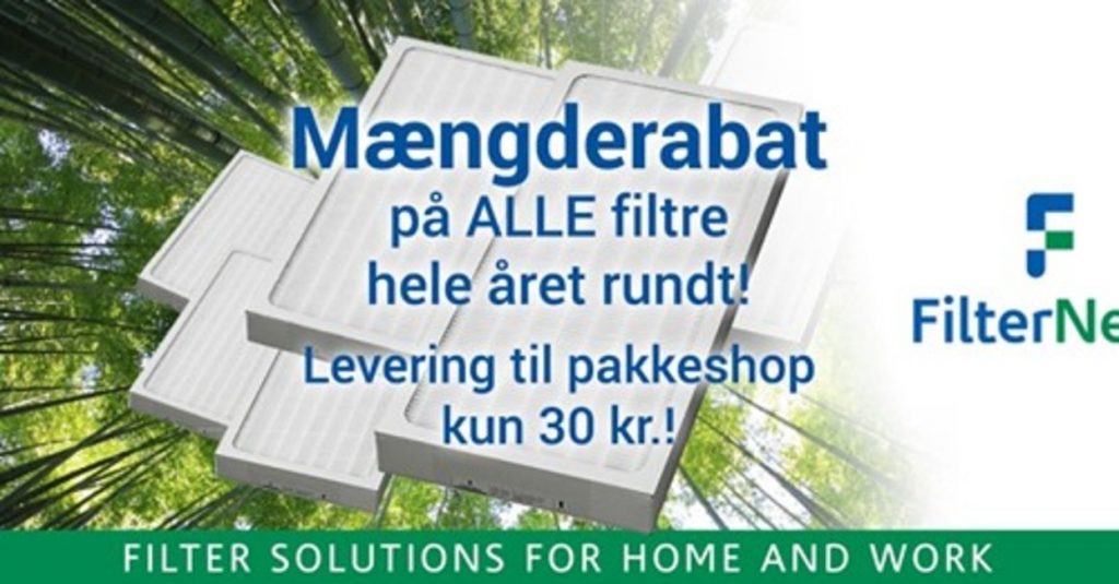 Dette billede illustrere FilterNew – Det er tid til at finde det tunge pollenskyts frem!