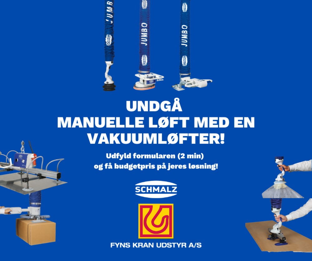 Dette billede illustrere Fyns Kran Udstyr – Gør noget godt for ergonomien og effektiviteten!