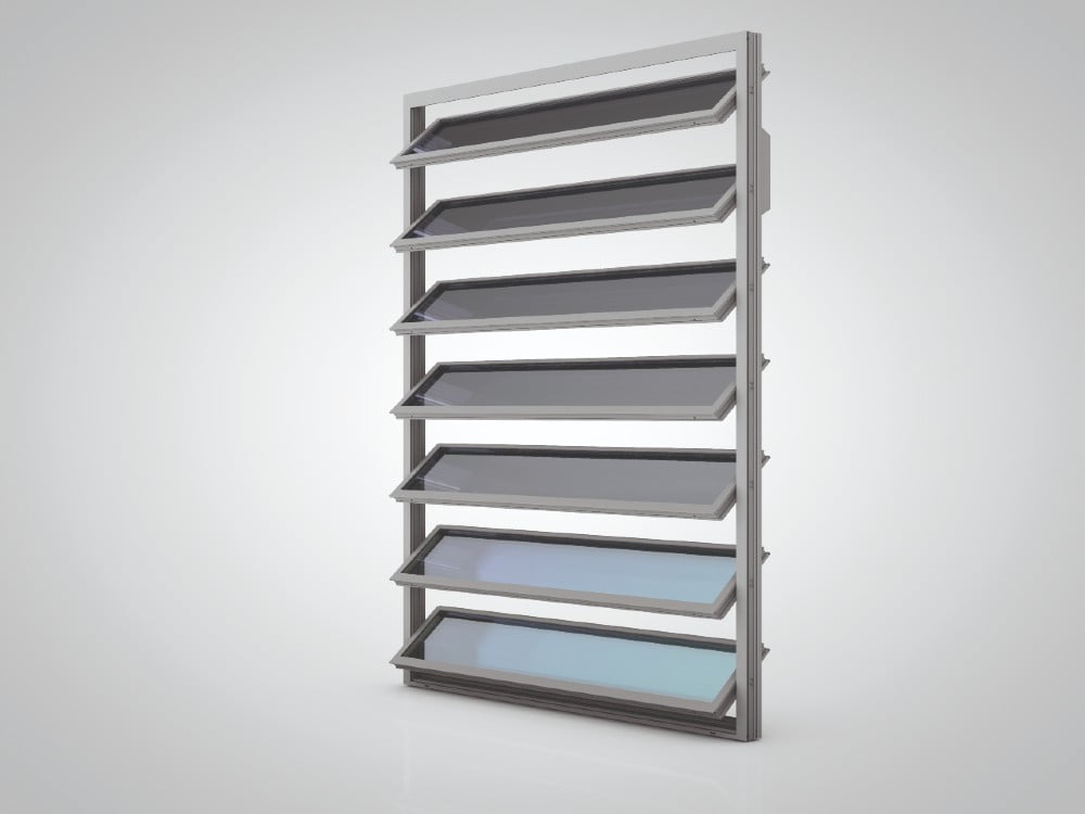 Dette billede illustrere NYHED – Coltlite CL3 til brandventilation og som luftsluser til høje trappetårne