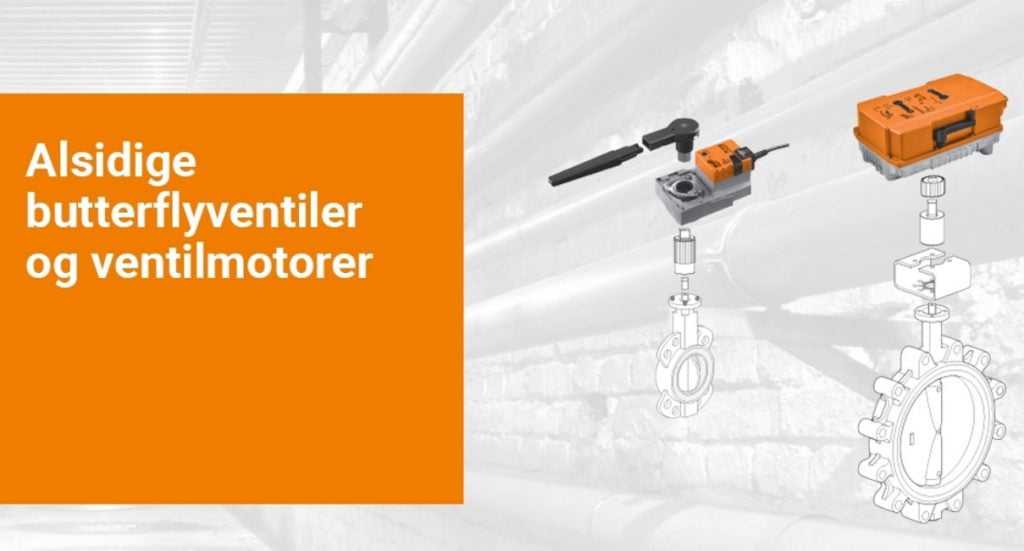 Dette billede illustrere Moderniser dit anlæg med Belimos butterflyventiler og ventilmotorer