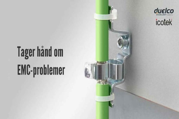 Dette billede illustrere Duelco – Smart løsning til ledningsbåret EMC-problemer