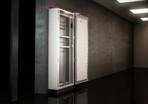 Dette billede illustrere Rittal – Fritstående enkeltskabe tilbyder større enkelhed