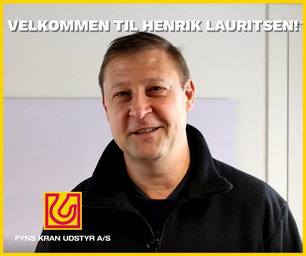 Dette billede illustrere FKU – VELKOMMEN TIL HENRIK LAURITSEN!