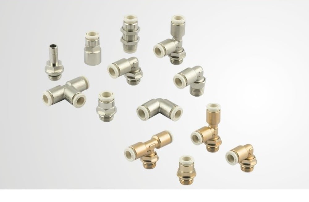 Dette billede illustrere Metal Work – Push-in fittings godkendt til fødevareindustrien