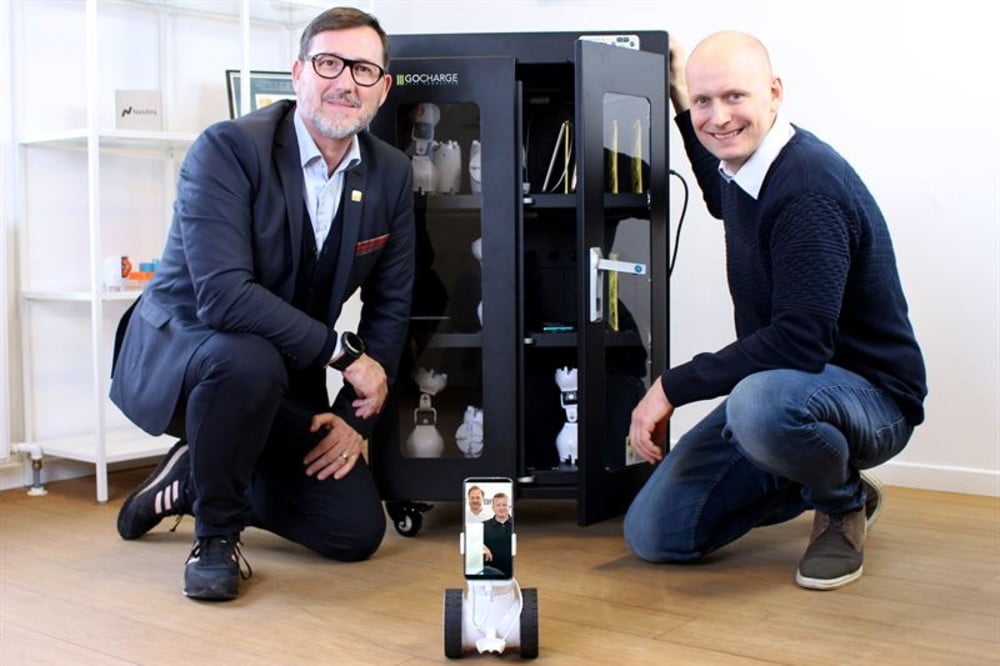 Dette billede illustrere Shape Robotics og GC Healthcare går sammen i kampen mod Corona